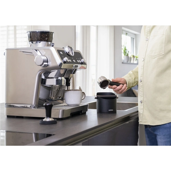 Xavax Barista odklepávač na kávu, tichý, nerez, matná černá