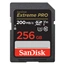 SanDisk Extreme PRO 256GB SDXC Memory Card 200MB/s & 140MB/s, UHS-I, Class 10, U3, V30