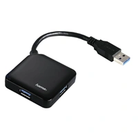 Hama USB 3.0-Hub 1:4, černý