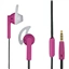 Hama sluchátka s mikrofonem Joy Sport, silikonové špunty, růžová/šedá