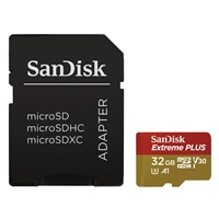 SanDisk Extreme Plus micro SDHC 32 GB 95 MB/s A1 Class 10 UHS-I V30, adapter 