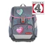 Školní aktovka/batoh 2IN1 PLUS pro prvňáčky – 6dílný set, Step by Step Glitter Heart Hazle