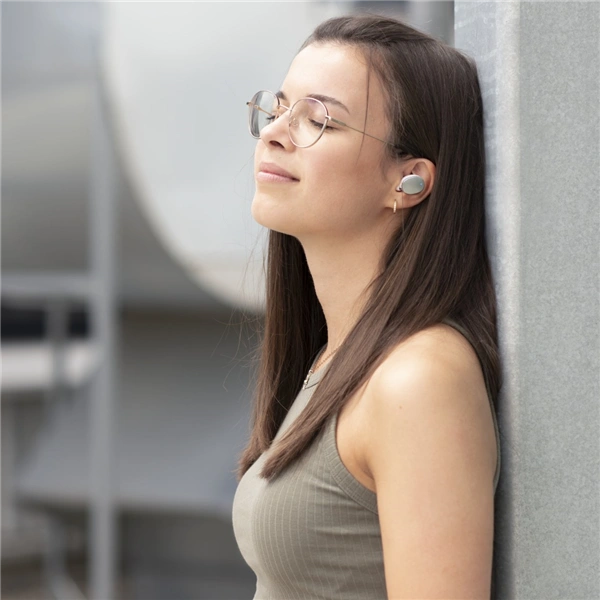 Hama Bluetooth sluchátka Spirit Pure, špunty, nabíjecí pouzdro, bílá
