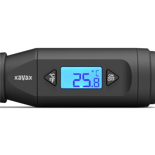 Xavax digitální teploměr pro jídla/nápoje, uzávěr na lahev, černý