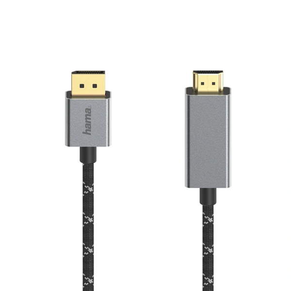 Hama kabel DisplayPort na HDMI 1,5 m, UHD/4K@60 Hz, Prime Line