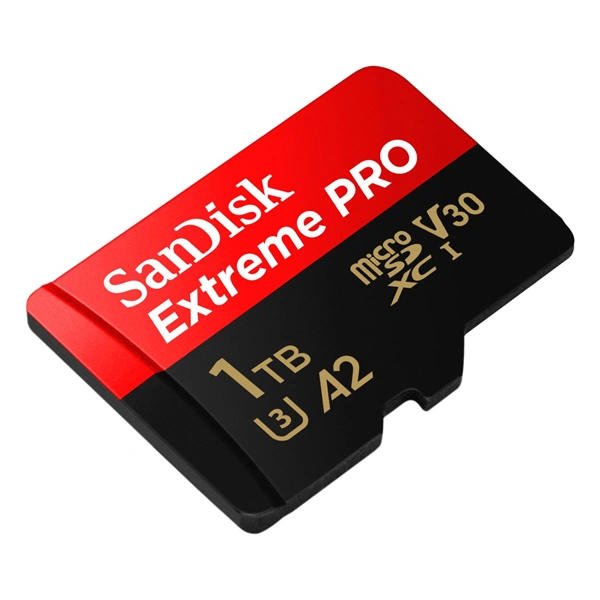 SanDisk Extreme PRO microSDXC 1TB + SD Adapter 200MB/s & 140MB/s A2 C10 V30 UHS-I U3