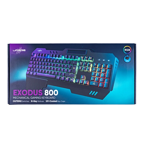 uRage mechanická gamingová klávesnice Exodus 800 Blue