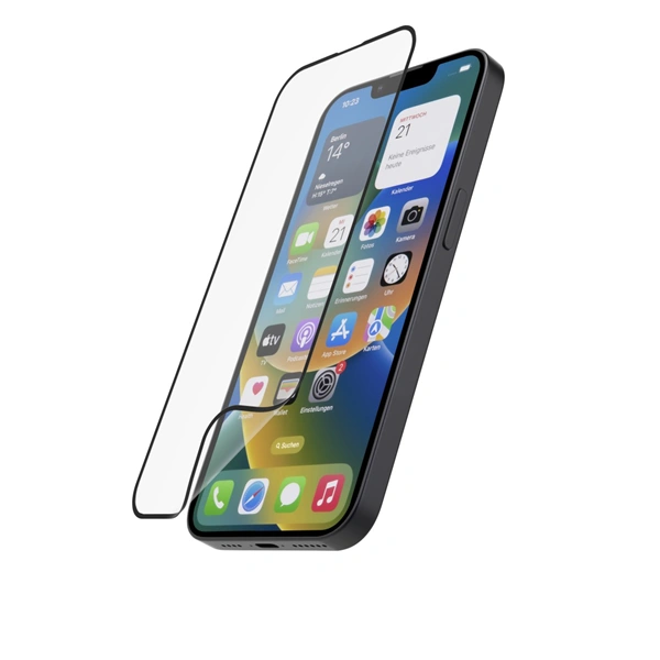 Hama Hiflex Eco, ochrana displeje pro Apple iPhone 15, nerozbitná, bezpečnostní třída 13