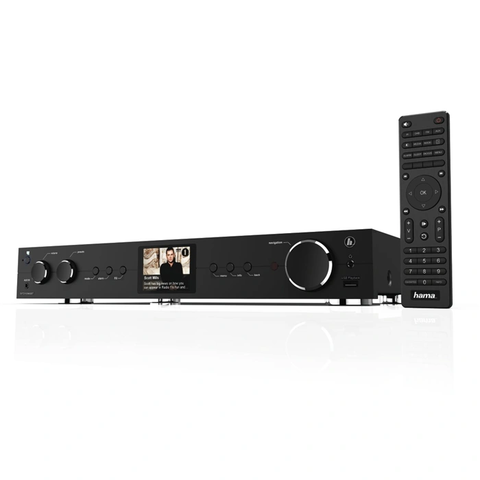 Hama internetové rádio DIT2100MSBT, hybrid Hi-Fi Tuner, FM/DAB/DAB+/A ...