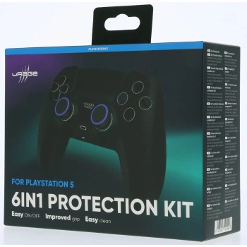 uRage set příslušenství 6v1 pro ovladač PlayStation 5, černý