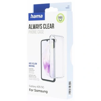 Hama Always Clear, kryt pro Samsung Galaxy A35 5G, vždy průhledný, nežloutne