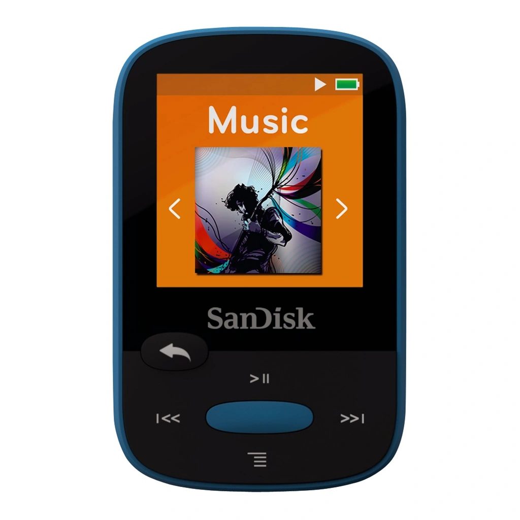 SanDisk MP3 Sansa Clip Sports 8 GB modrý