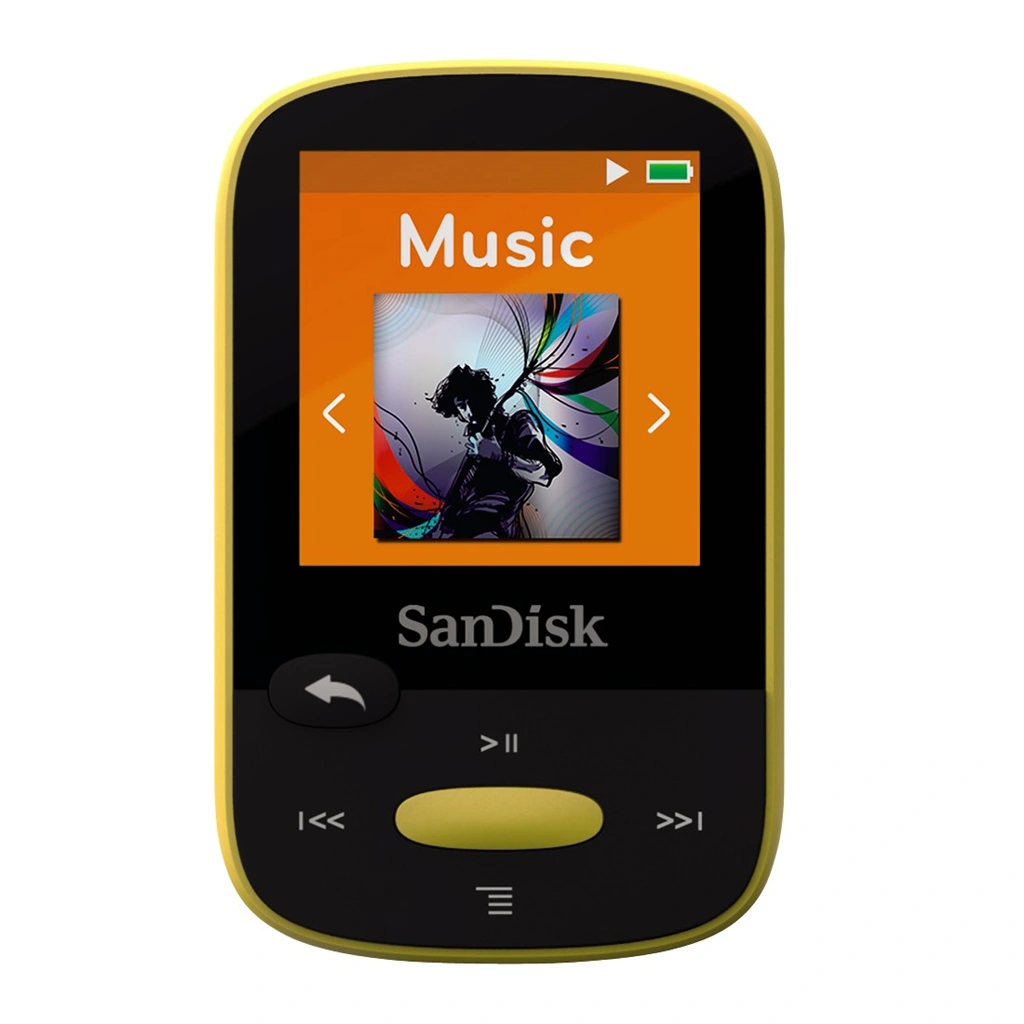 SanDisk MP3 Sansa Clip Sports 8 GB žlutý