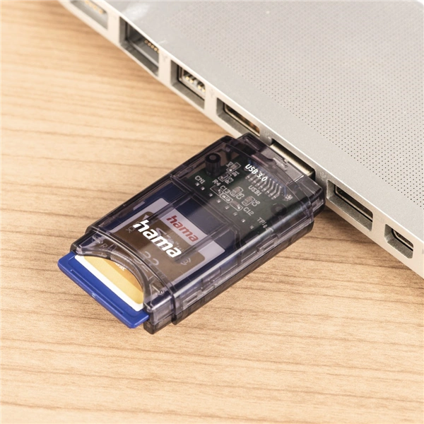 Hama USB 3.0 čtečka karet SD/micro SD, antracitová