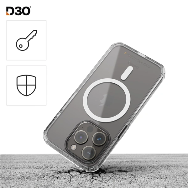 Hama Extreme Protect, kryt pro Apple iPhone 16 Pro Max, magnetický, D3O®, nežloutne, průhledný