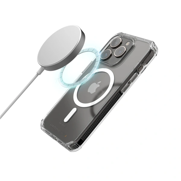 Hama Extreme Protect, kryt pro Apple iPhone 16 Pro Max, magnetický, D3O®, nežloutne, průhledný
