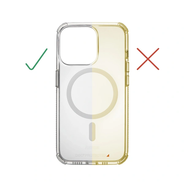 Hama Extreme Protect, kryt pro Apple iPhone 16 Pro Max, magnetický, D3O®, nežloutne, průhledný