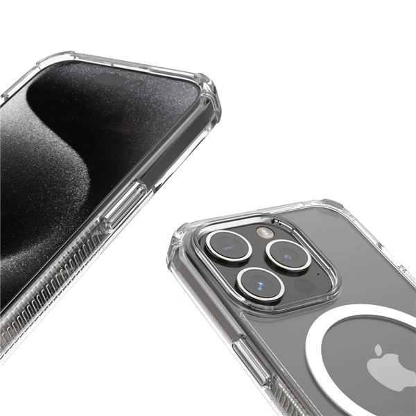 Hama Extreme Protect, kryt pro Apple iPhone 16 Pro Max, magnetický, D3O®, nežloutne, průhledný