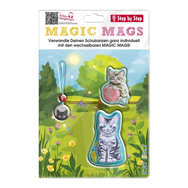 Doplňková sada obrázků MAGIC MAGS, Cat Lilly, pro aktovky a batohy Step by Step