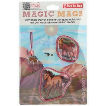 Doplňková sada obrázků MAGIC MAGS, Wild Horse Nora, pro aktovky a batohy Step by Step