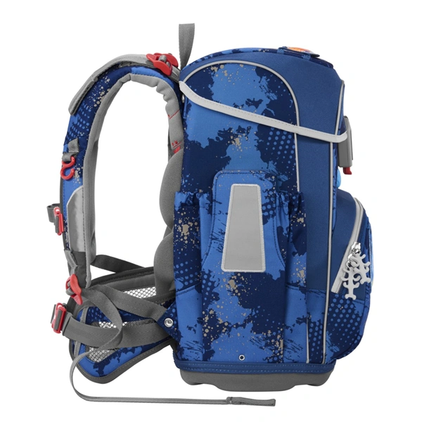 Školní aktovka Step by Step CLOUD REFLECT, Rocket Novo - 5 dílný set, AGR certifikát