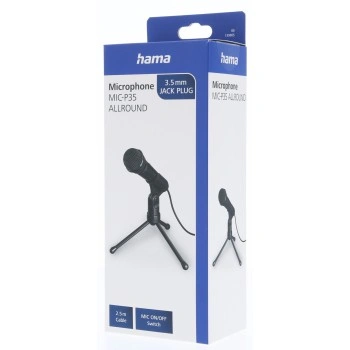 Hama PC mikrofón MIC-P35 Allround, 3,5 mm jack