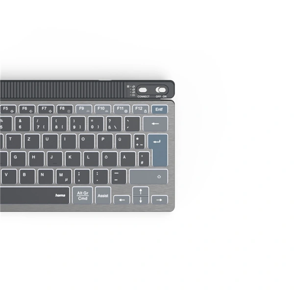 Hama bezdrátová Multi Device klávesnice WK-700, extra kompaktní, nabíjecí