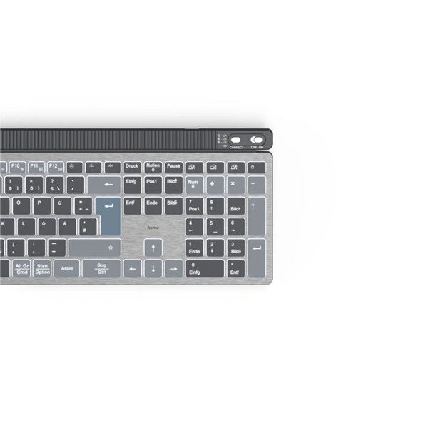 Hama bezdrátová Multi Device klávesnice WK-750, nabíjecí