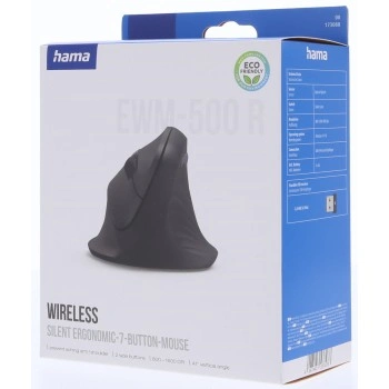Hama vertikální ergonomická bezdrátová myš EWM-500R