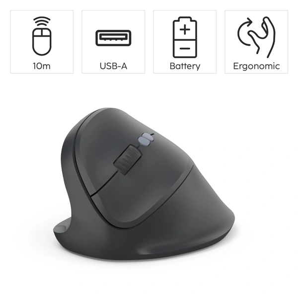 Hama vertikální ergonomická bezdrátová myš EWM-500L