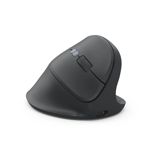 Hama vertikální ergonomická bezdrátová myš EWM-600R, pro praváky, nabíjecí, Multi Device