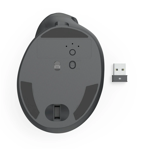 Hama vertikální ergonomická bezdrátová myš EWM-600R, pro praváky, nabíjecí, Multi Device