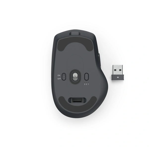 Hama bezdrátová Multi Device myš WM-800, nabíjecí, tichá, šedá