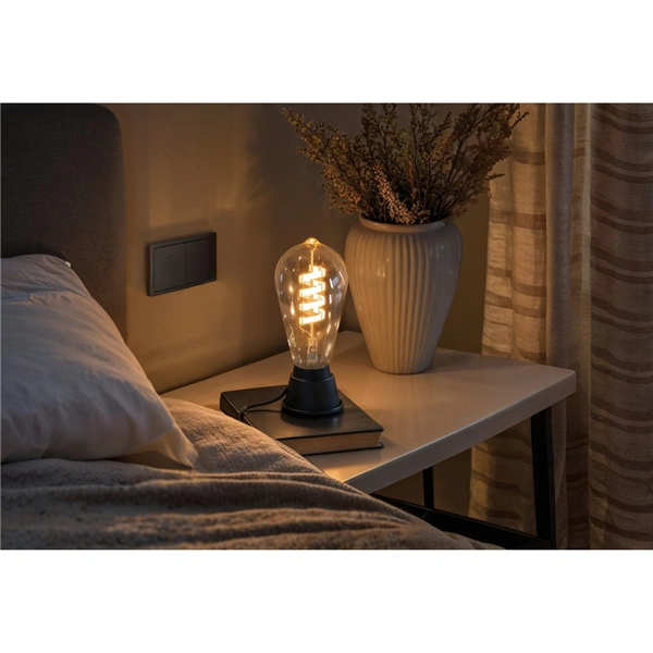 Hama SMART WiFi LED žárovka, Matter, E27, retro, ST64 Filament, RGBW, stmívatelná, aplikace