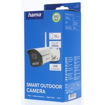 Hama Smart venkovní WiFi kamera, noční vidění, Full HD