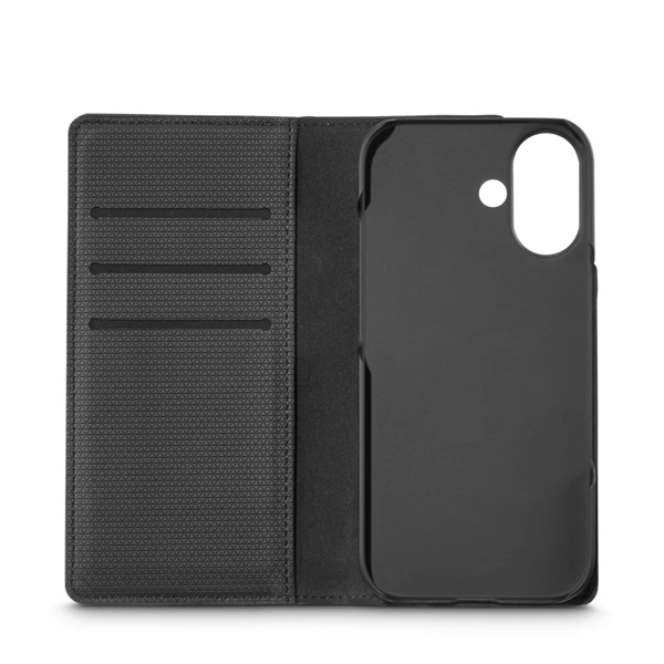 Black Rock The Classic, pouzdro-knížka pro Apple iPhone 17, funkce stojanu, černé