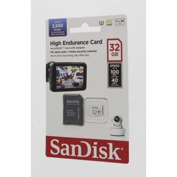 SanDisk HIGH ENDURANCE microSDHC Card 32 GB, s adaptérem