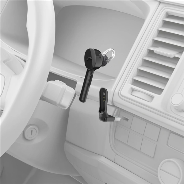 Hama MyVoice1300, Bluetooth headset mono, pro 2 zařízení, Siri, Google Ass., nabíjecí stanice