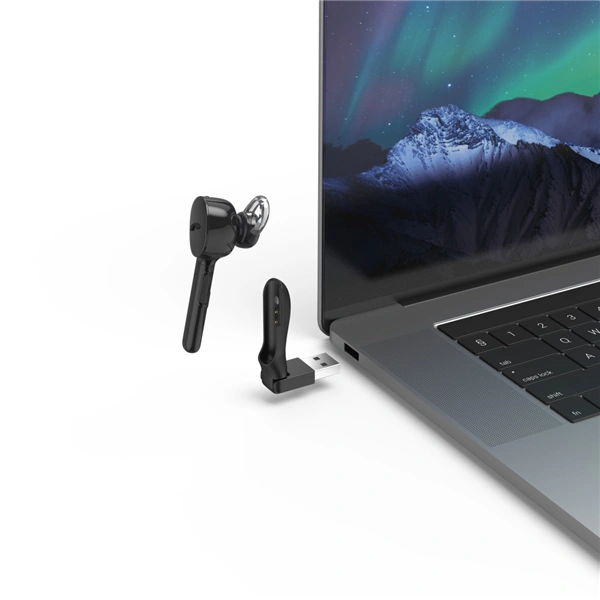 Hama MyVoice1300, Bluetooth headset mono, pro 2 zařízení, Siri, Google Ass., nabíjecí stanice