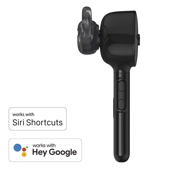 Hama MyVoice1300, Bluetooth headset mono, pro 2 zařízení, Siri, Google Ass., nabíjecí stanice