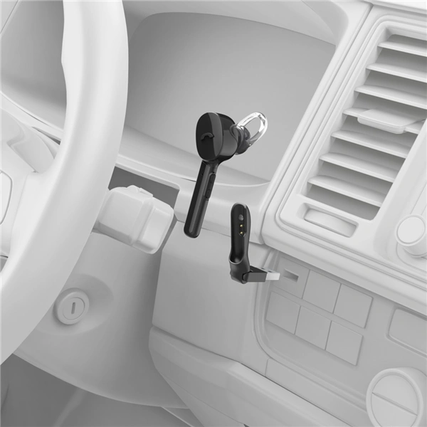 Hama MyVoice1300, Bluetooth headset mono, pro 2 zařízení, Siri, Google Ass., nabíjecí stanice