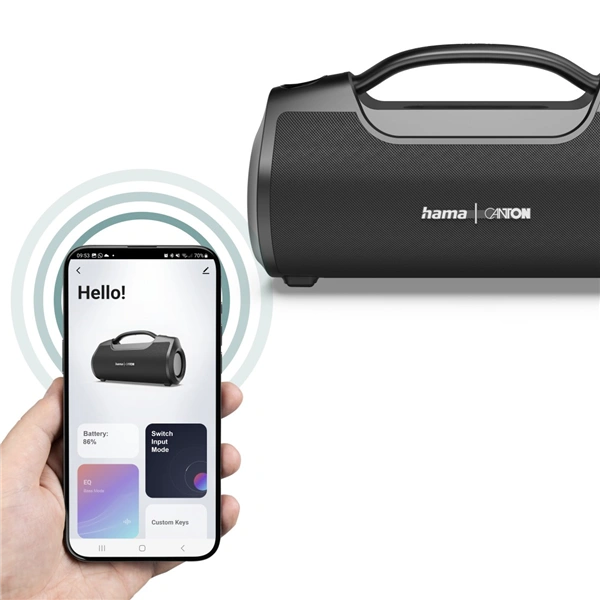 Hama Bluetooth reproduktor Mate Pro Mk II, voděodolný, aplikace, 60 W