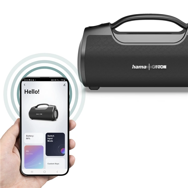 Hama Bluetooth reproduktor Mate Pro Mk II, voděodolný, aplikace, 60 W