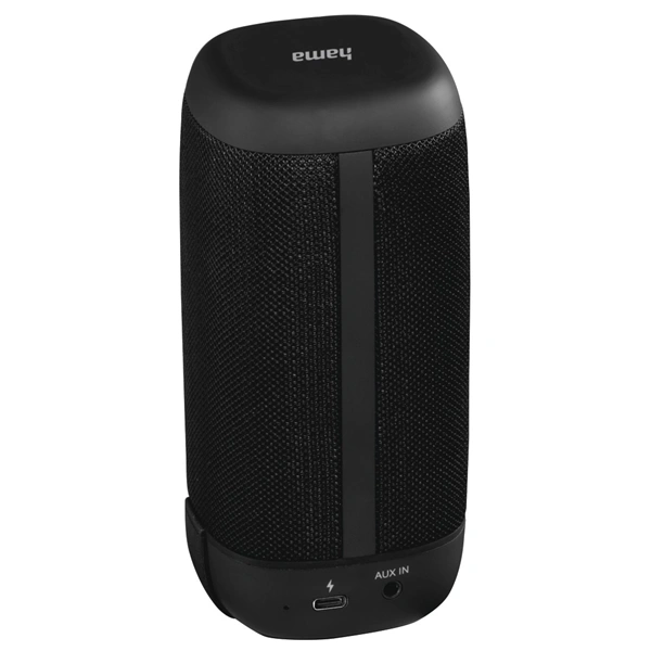 Hama Tube 4.0, Bluetooth reproduktor, 3,5 W, AUX-in, USB-C, černý