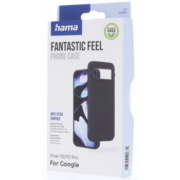 Hama Fantastic Feel, kryt pro Google Pixel 10/10 Pro, hebký povrch, černý