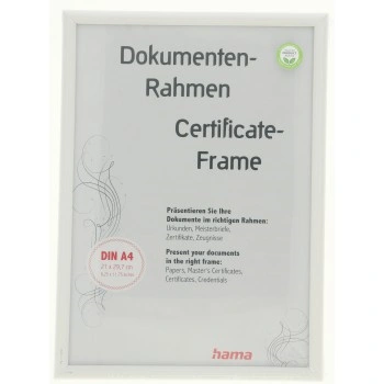 Hama rámeček plastový SWING, bílá, 21x29,7 cm (formát A4)