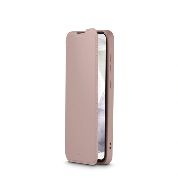 Hama Fantastic Feel, pouzdro-knížka pro Samsung Galaxy A56 5G, hebký povrch, barva nude