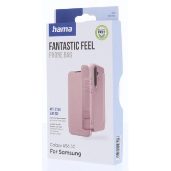 Hama Fantastic Feel, pouzdro-knížka pro Samsung Galaxy A56 5G, hebký povrch, barva nude