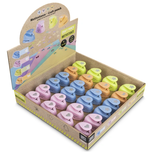 Hama ozdobné děrovačky, různé motivy, výsek 16 mm, balení 24 ks (cena je uvedená za 1 kus)