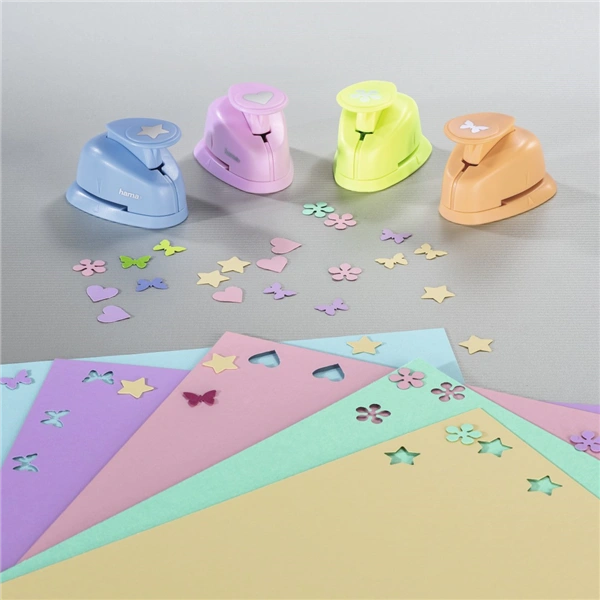 Hama ozdobné děrovačky, různé motivy, výsek 16 mm, balení 24 ks (cena je uvedená za 1 kus)